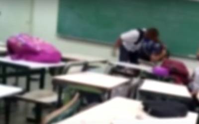 Professor é agredido após pedir organização de carteiras na sala de aula no Paraná